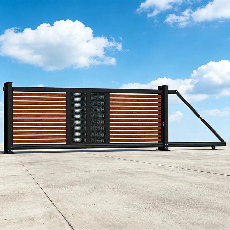 Aluminum Cantilever Driveway Gate2