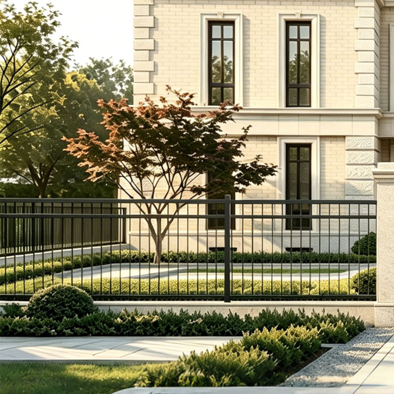 Minimalist Vertical Aluminum Fence